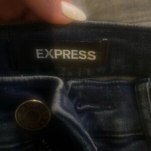 Express dark stretch denim